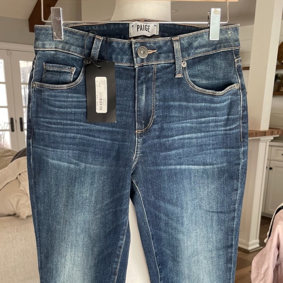 Paige Brigitte Enchant Boyfriend Skinny Rolled Jean - Size 24 - NWT - Picture 4 of 9